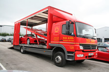 Covered car transport